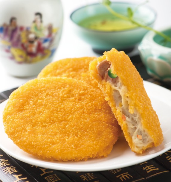 蔬菜雞肉餅